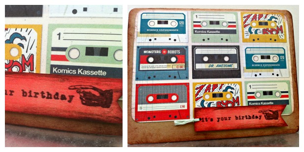 cassette tape birthday card